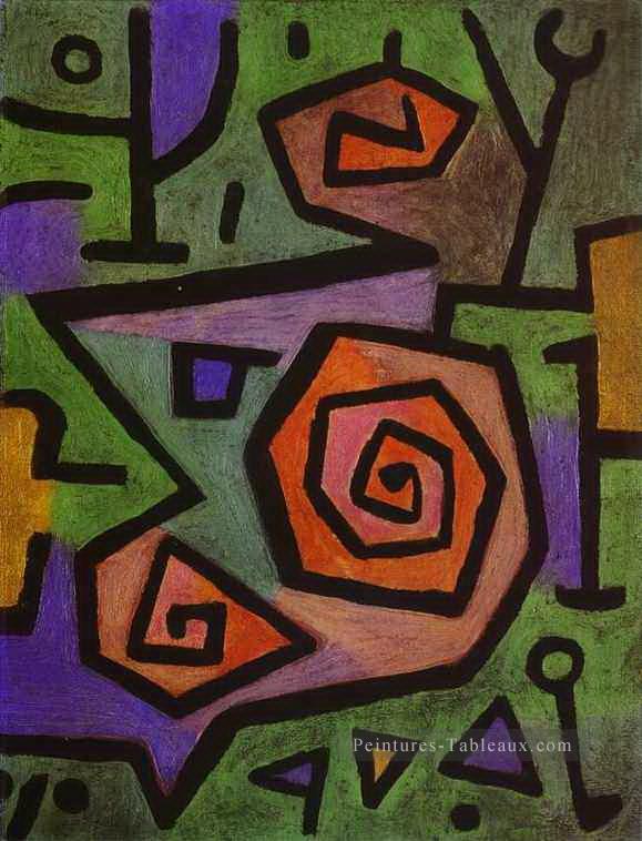 Roses héroïques Paul Klee Peintures à l'huile